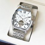 Cartier Mineral Glass Men Automatic Movement 44*12mm Tonneau SS Band Watch